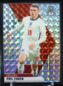 2020-21 Panini Mosaic Silver Prizm Phil Foden フィル フォーデン England Manchester City FIFA サッカー カード