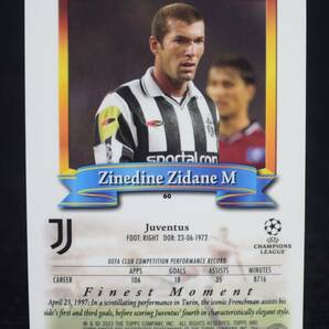 2023 Topps Finest Flashbacks Zinedine Zidane ジネディーヌ ジダンの画像3