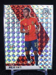 2020-21 Panini Mosaic Sliver Prizm Ansu Fati アンス ファティ FIFA サッカー カード Spain