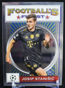 2022 Topps Finest Flashbacks Josip Stanisic ジョシップ スタニシック Croatia サッカー ルーキー カード