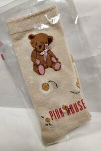  postage included!! socks * Pink House | P I N K H O U S E *[... long domochi-f socks ~kinali~ ] unopened 