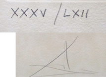 サルバドール・ダリ『Le Chene et le Roseau』ドライポイント、ポショワール　ed.XXXV/LXII.　鉛筆サイン　額付き（箱なし）　1974年制作_画像6