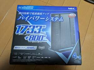 未使用 NEC Wi-Fiルーター Aterm PA-WG2600HS2 無線LAN 無線ルーター