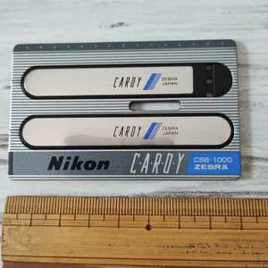 ニコン　Nikon C・A・R・O・Y　カード型ボールペンとシャーペン　ゼブラ　ZEBRA　CSB-1000　レトロ　