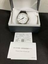 CITIZEN シチズン メカニカル NB1041-17A 9011-S100470 白文字盤 革ベルト 腕時計 メンズ　自動巻き_画像1