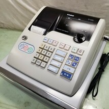 CASIO/カシオ 電子レジスター TE-M80 レジ 店舗用品 会計レジ 業務用 背面デジタル表示 _画像1