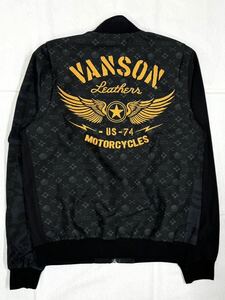 VANSON バンソン サマーメッシュジャケット NVSZ-2405 ブラック マルチ Mサイズ