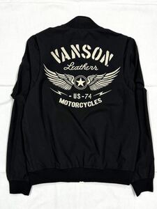 VANSON バンソン サマーメッシュジャケット NVSZ-2405 ブラック Mサイズ