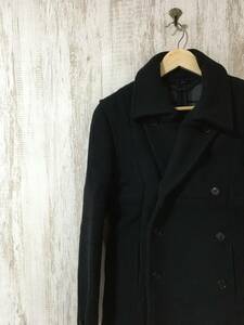 537☆【英国製 ピーコート】Balmoral Ascot 黒 S