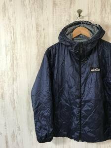 650☆【USA製 PRIMALOFT リバーシブルジャケット】WILDTHINGS ワイルドシングス M 紺