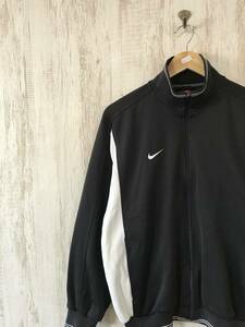 808☆【ヴィンテージ 古着 トラックジャケット】NIKE ナイキ ジャージ 黒 M