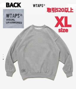 WTAPS 2023FW FORTLESS SWEATER ASH GRAY XLサイズ ダブルタップス フォートレス クルーネック スウェット セーター トレーナー X-LARGE