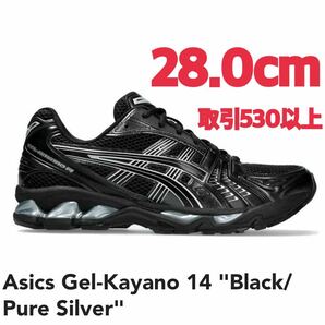 Asics Gel-Kayano 14 Black Pure Silver 28.0cm アシックス ゲルカヤノ14 ブラック ピュアシルバー Black/Pure Silver 28cm US10 