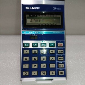  レア 1981年発売 SHARP/シャープ 電子辞書電卓 IQ-150の画像5