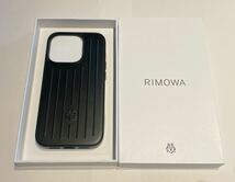 iPhone Pro RIMOWA リモワ スマホケース ブラック 耐衝撃 iPhone 15pro_画像1