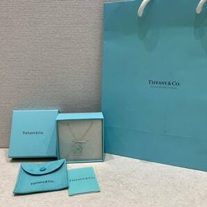 M3485 ネックレス TIFFANY&Co. ティファニー アトラス オープン メダリオン 925刻印 綺麗品 付属品有の画像1