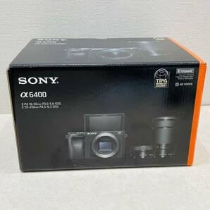 M3630 【未使用品】 SONY ソニー a6400 ミラーレス一眼 / レンズ2個付 / バッテリー付 / 16-50mm / 55-210mm / その他付属品付きの画像9