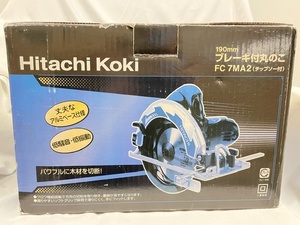 T５８４５ １円〜 HITACHI KOKI 日立 ひたち ブレーキ付丸のこ 190ｍｍ　動作確認済み