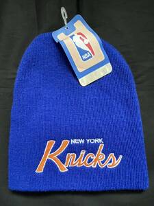 USA NBA new york knicks ニューヨーク ニックス ビーニー ニット ワッチ キャップ 帽子 ニット帽 オレンジ 青 adidas