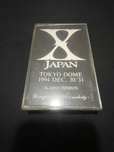 X JAPAN デモ カセットテープ 非売品 TOKYO DOME 1994 カード付 Longing 跡切れたmelody グッズ YOSHIKI hide■