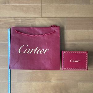 ファッション小物　☆　インテリア雑貨　レア貴重　Cartier カルティエ　ジュエリー用コフレ　ショップ袋　小物入れ　アクセサリーメンテ