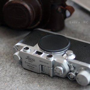 外観 美品 シャッターok バルナック ライカ Leica ⅢC/3C レンジファインダー カメラ ボディ ヴィンテージ フィルム Barnack Leica IIIC