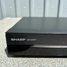 2022年製 SHARP 2B-C20DT1 AQUOS ブルーレイレコーダー ケーブル3本 リモコン b-cas付き_画像3