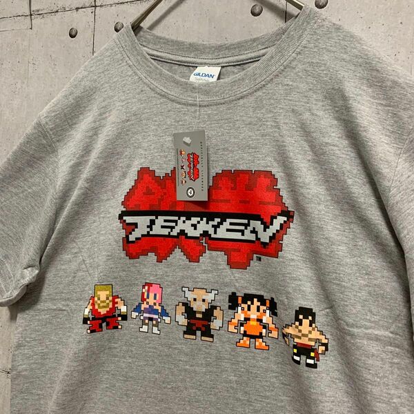 TEKKEN鉄拳TシャツM OFFICIALLY LICENSEDクルーネック半袖Tシャツ　ギルダン