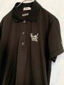 SRIXONスリクソンポロシャツＭブラック ゴルフウェア 半袖ポロシャツ GOLF ゴルフ