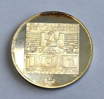 100シリング銀貨　オーストリア　1976　インスブルックオリンピック2次_画像2