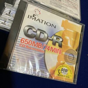 IMATlON CD-R650MB /74MINワイドマージン強化構造ディスク未開封品4P イメーション