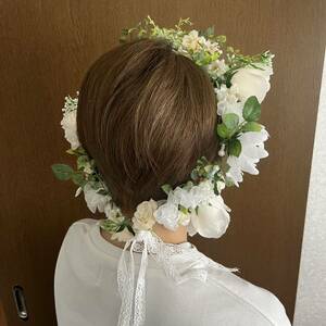 ヘアアクセサリー ブライダル 髪飾り 花冠