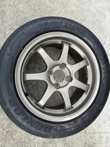 A-TECH 15インチ6.5jj +38 DANROP DIREZZA ZⅡ 195/55r15４本セット_画像3