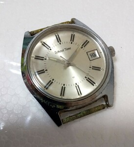 稼働品 SEIKO セイコー 腕時計 手巻き式 訳あり school time スクールタイム 5000-7000 日本製