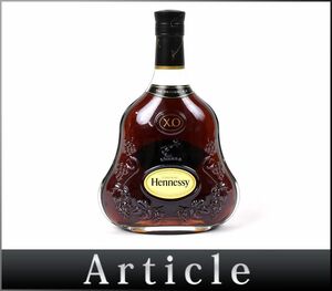 170490古酒〇未開栓 ヘネシーXO 黒キャップ クリアボトル コニャック ブランデー Hennessy EXTRA OLD COGNAC BRANDY 700ml 40%/ A