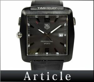 170022〇美品 動作確認済 TAG Heuer タグホイヤー プロフェッショナル スポーツ 腕時計 クォーツ WAE1113.FT6004 SS ラバー/ D