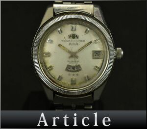 173824〇動作確認済 ORIENT オリエント ウィークリー オート AAA スイマー 腕時計 自動巻 35石 デイデイト T-104917A SS メンズ/ D
