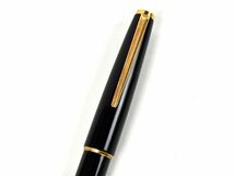 164943〇筆記未確認 MONTBLANC モンブラン 万年筆 320 樹脂 GP ペン先14K ブラック ゴールド 筆記具 文具 メンズ レディース/ G_画像3