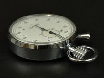 H0408◆動作確認済 SEIKO セイコー ストップウォッチ 手巻き ゼンマイ 88-5061 SS ホワイト シルバー ヴィンテージ アンティーク/ D_画像3