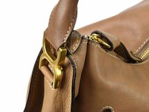 172277☆ Chloe’ クロエ マーシー ハンドバッグ バッグ かばん レザー 革 ブラウン 茶 レディース 保存袋付 シンプル ファッション/ B_画像8