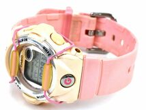 172880□動作確認済 CASIO カシオ Baby-G 腕時計 クォーツ BG-590PP 樹脂 SS ピンク シルバー レディース デジタル スポーツ/ D_画像4