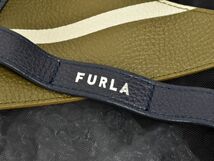 173476◆美品 FURLA フルラ GIOVE トートバッグ ショルダーバッグ 8050560891039 ナイロン レザー ブラック ネイビー メンズ/ B_画像7