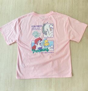 ディズニー　リトルマーメイド　アリエル　半袖　Tシャツ　ピンク　160 