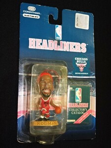 未開封【ロッドマン DENNIS RODMAN①】フィギュア・HEADLINERS・CORINTHIAN・NBA・エポック社・シカゴブルズ