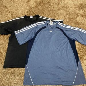 t66 adidas スポーツtシャツ2着セット サイズOと2XO表記