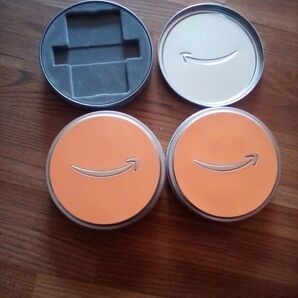 Amazonギフト券 ボックスタイプ(シルバー缶・オレンジ)3個セット