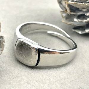  зеркало Surf .s серебряное кольцо * кольцо мужской серебряный 925 17 номер N кольцо новый товар популярный не использовался открытый кольцо casual [PN334-3]
