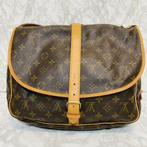 【極美品】LOUIS VUITTON ルイヴィトン ソミュール30 M42256 モノグラム ショルダーバッグ _画像3