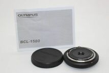 ■新品級■オリンパス OLYMPUS ボディキャップレンズ マイクロフォーサーズ用 ブラック BCL-1580 #Z3284_画像1