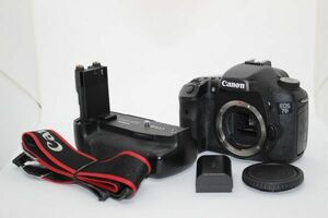 ■良品■キャノン CANON EOS 7D ボディ ＋ BG-E7 バッテリーグリップ付き #Z3302